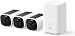 eufy Secuirty eufyCam E40 Camera, Outdoor Wireless Solar Security Camera, 2K with Solar Panel, MaxColor Night Vision, Face Recognition AI, Expandable Local Storage, No Monthly Fee Set 3+1