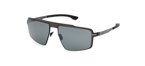 ic! berlin Lunettes de Soleil MB 16 IM0011 DARK GREY/BLUE 58/17/145 unisexe