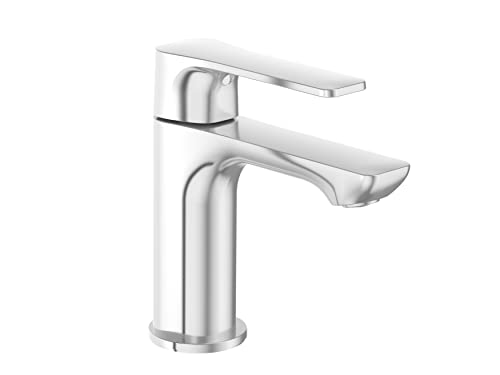 Kohler Fore Tri Pillar Wash Basin Tap - Polished Chrome Finish - Water Tap for Bathroom - Metal Sink Faucet - Aerodynamic Triangular Profile - Seamless Design - Strong Brass Construction 27484IN-4-CP
