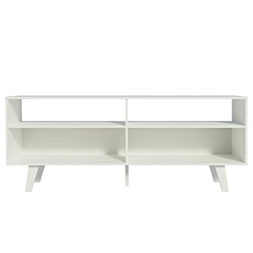 Rack para TV até 55 Polegadas Madesa Oslo com 2 Portas - Branco