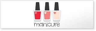 CafePress Manicure 10"x3" Rectangle Vinyl Bumper Sticker Car Decal