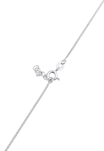 Pendentifs Elli Fille argent véritable à la finition miroir