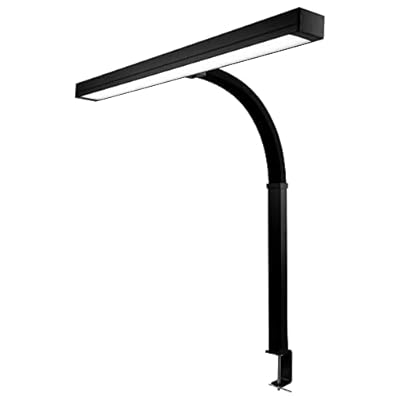 Neatfi (New Model) Flex Desk Lamp with Clamp, Dimmable, 3,000 Lumens 30W LED Monitor Light, 3000K-6500K Correlated Color Temperature, 5 Brightness Levels & 5 Light Modes (31.5 Inches, Black)
