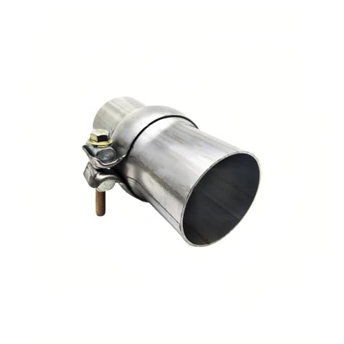 Conector de escape de acero inoxidable de 63mm con rótula de bola ajustable universal 2