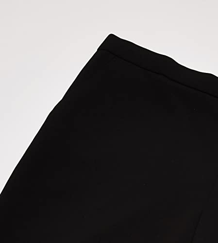 Briggs New York Womens Flat Front Pull On with Slimming Solution Pants, Black, 10 US - Thumbnail 4