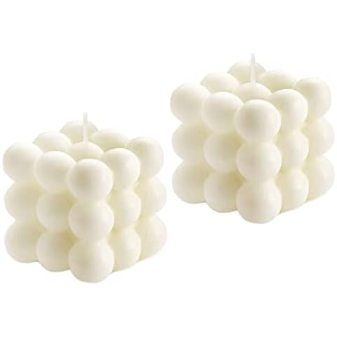 Bubble Candles - Vanilla Scented Decorative Cubes Cover