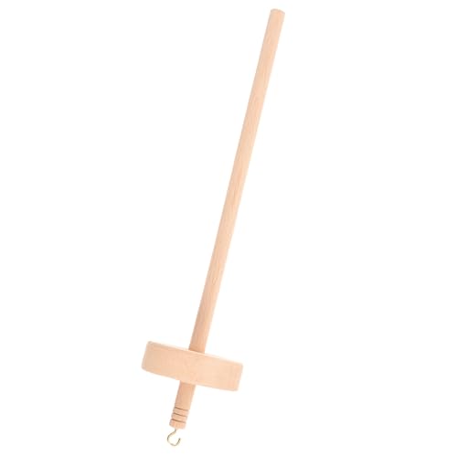 iplusmile Fuseau Sculpté en Bois Simple Design, Outil de Tricot Portable sans Bavures, Facile à Ranger pour Débutants et Utilisateurs Avancés