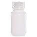 Cole-Parmer Essentials Economy Wide-Mouth Plastic Bottle, HDPE, 60mL (2oz); 72/PK