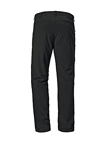 Schöffel Herren Pants Koper1 Warm M, gefütterte Wanderhose mit 4 Wege-Stretch, robuste Thermohose mit vorgeformten Knien, schnelltrocknend und geruchshemmend, black, 52