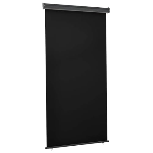 Preisvergleich Produktbild vidaXL Balkon Seitenmarkise Senkrechtmarkise Sonnenschutz Sichtschutz Windschutz Markise Außenrollo Balkonrollo Beschattung 125x250cm Schwarz