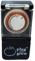 'Plug and Grow' Heavy Duty 8A Inductive Hydroponic Lighting Timer Will Run 2 x 600w Lights