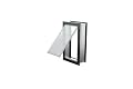 Endura Flap Giant Dog Door for Walls | Designed for Extra-Large & Tall Dogs | Energy Efficient Wall Mount Pet Door | Durable & Pet Safe | Black, Single Flap Wall Mount