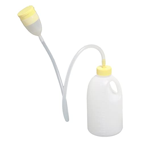 1700ml Travel Car Outdoor Bed Pee Urinal Tube Bottle Urinal Toile for/Hook for Long Distance Driving Patient Pee Helpe
