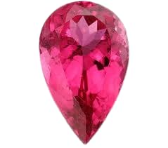 Rubí rosa natural de Birmania de 11.25 ratti en corte pera exclusivo