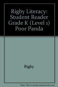 Paperback Rigby Literacy: Student Reader Grade K (Level 1) Poor Panda Book