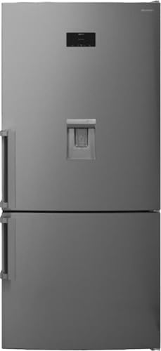 Sharp Sj-Nba35Chdie - Frigorifero Combinato, 588 Litri, No Frost, Inox, Classe Energetica E