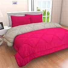 Edredón reversible de 1 pieza de relleno alternativo de plumón con pestañas en las esquinas, sin fundas de almohada para todas las estaciones, 2