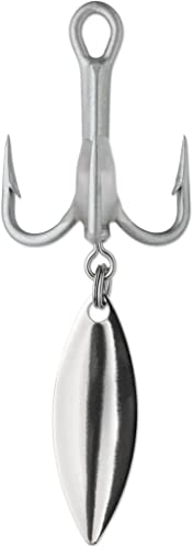 Hameçon triple VMC 9626 O'Shaughnessy court 4X Perma Steel n°2/0 pour pêche en mer