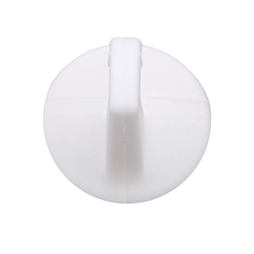 Preisvergleich Produktbild JOOFFF Crash Pad Schlagfreie Silikon-Türansaugung Stummschaltung Anti-Kollision Türstopper Rückwand Crash-Pad Wandabsaugung Silikon-Türschloss Schutzpolster, Weiß