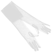 De mariage : la coupe ultra-longue de ces transparents met élégamment en valeur les courbes du bras. décoratifs En résille pour femmes : leur longueur les rend adaptés à les styles de robes de mariée, y compris les robes de mariée en tulle De mariée ...