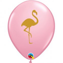 Qualatex rosa Flamingo 11 "látex x 10