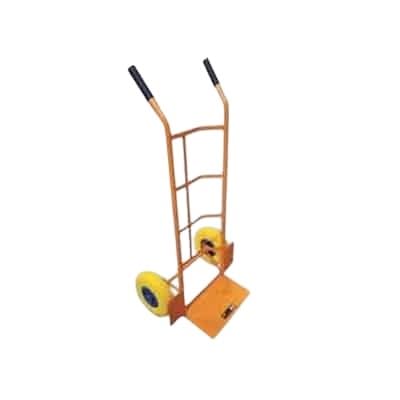 Carrello Portasacchi Manuale – Carrello da Trasporto Pieghevole con Ruote Resistenti – Portata Elevata per Magazzino, Casa e Lavoro (Carrello portasacchi con ruote in poliuretano)
