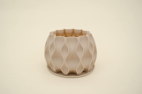 Trio de Cachepots Basic Cor:Prata