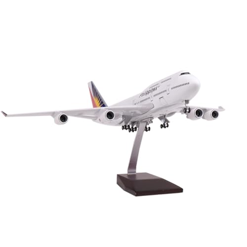 Modelos de aviones Boeing 747-400 de 47 cm coleccionables para amantes del modelismo