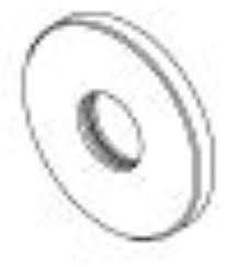 Rosace Kohler 1006759-PGD en or poli pour mitigeur moderne