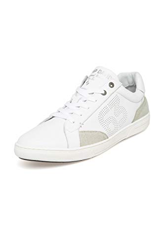 Preisvergleich Produktbild Camp David Herren Turnschuh aus Leder mit Perforierung