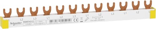 Schneider Electric Phasenschiene Gabel Resi9 3-polig 12TE 63A kürzbar Artikelnummer R9XFH312 1 Stück