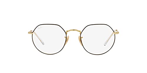 Image of Ray-Ban Rx6465f Jack Low Bridge Fit Round Prescription Eyeglass Frames