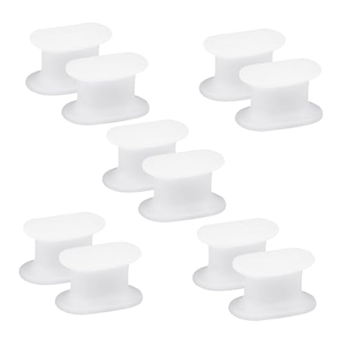 HAPINARY Big Bunion Straightener 5 Pairs Separators for Women's Splints Bunion Isolation Pad for