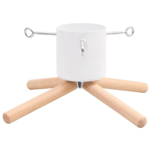 Soporte para árbol de Navidad 46 cm de base cuadrada resistente LXYZWRW 5