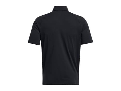 Image of Under Armour Mens Title Polo - Fast Drying MD Black-White