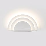 Modern Industrial Iron Art Design: This wall-mounted lamp features a sleek, industrial iron art design, adding a contemporary edge to any space. Its minimalist semicircle shape brings a creative, artistic touch that enhances modern interiors.