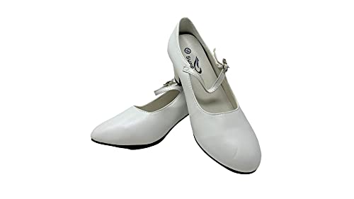 Zapato Flamenco Baile sevillanas Mujer Blanco 38 Cover