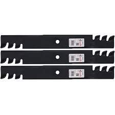 Mr Mower Parts Lawn Mower Blade Set for Gravely 60" Cut HD Tooth Mulcher # 046999, 052929, 08866900, 08979600, 08979651, 46999, 52929, 886690, 89796, 8979600, 8979651