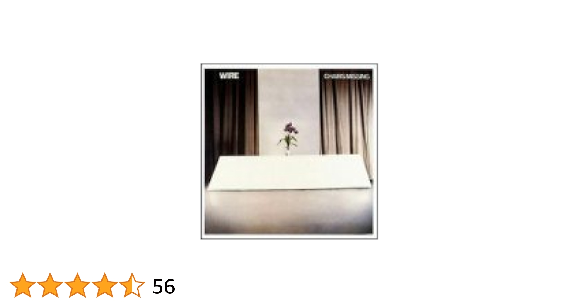 【中古LP】ワイヤー Wire - CHAIRS MISSING 超美品 中古LP】ワイヤー Wire - CHAIRS MISSING 超美品