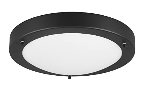 Trio Leuchten Bad Deckenleuchte Condus 6801011-32, Metall Schwarz matt,...