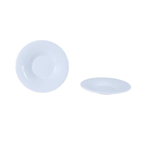 CR5810W Pasta Bowl, 12 oz., 10-1/4" Dia., Round, Break-Resistant, Dishwasher Safe, Melamine, White, BPA Free, NSF, Pack of 12