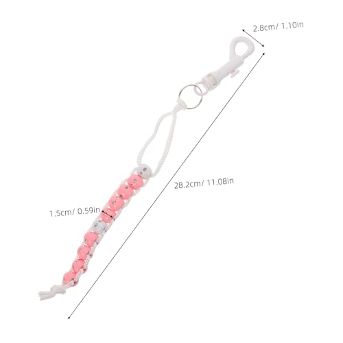 Pulsera Contadora de Golpes de Golf con Cuentas de Rhinestone Rosa miniatura 2