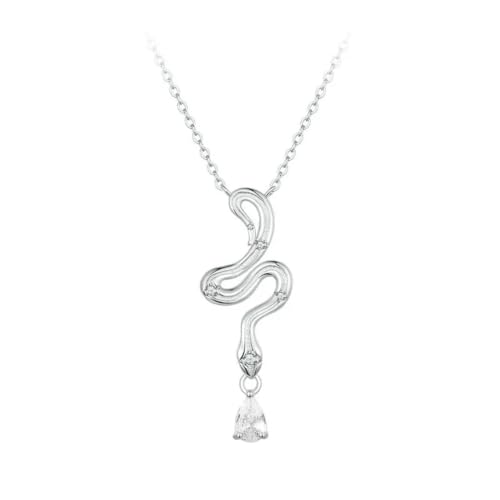 Collier serpent argent sterling pave le cadeau idéal pour célébrer une femme