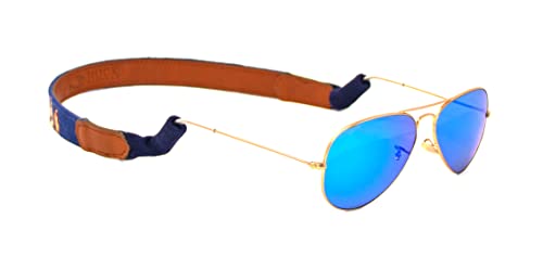 Image of Leather Hand-Stitched Needlepoint Sunglass Strap Retainer