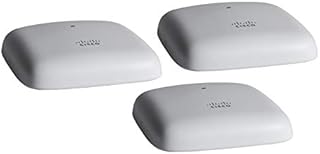 Cisco Business 140AC Wi-Fi Access Point, 802.11ac, 2x2, 1 GbE Port, Ceiling Mount,3 Pack Bundle,Limited Lifetime Protection (3-CBW140AC-B)