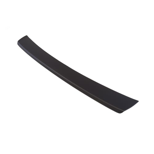 Travall Car Trunk Bumper Protector Compatible with Volkswagen Passat Estate (2014-2019) - Vehicle-Specific Black Smooth Plastic Moulded Rear Bumper Protector