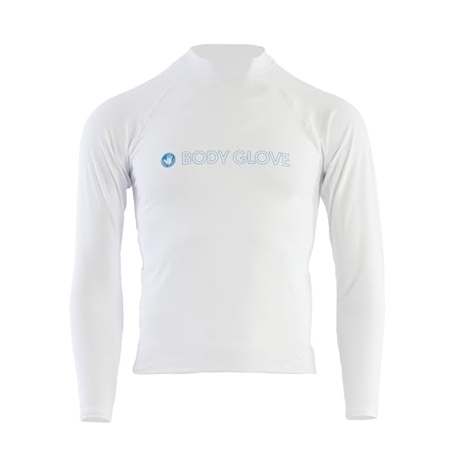 PINSPARK Men's UPF 50+ Long Sleeve Rash Guard - Sun