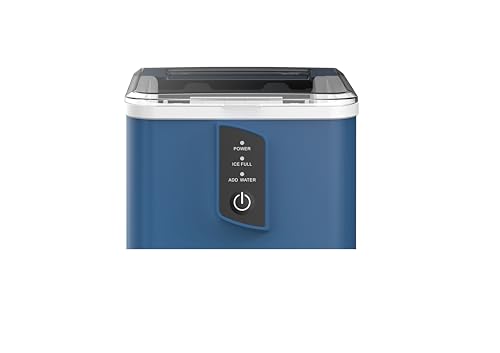 Image of FRIGIDAIRE Compact Countertop Ice Maker Machine, Produces 26 lb of Bullet Ice per Day, Blue
