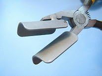 Devardi Glass Curved Masher Pliers, Lampwork, Beadmaking