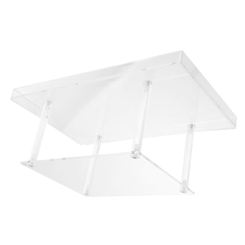 VINTORKY Acrylic Display Riser Stand for Home Organization Multi Functional Dessert Organizer for Cosmetics Jewelry and Perfume Space Saving Desktop Decor and Display